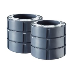 TOMMEE TIPPEE Lot de 6 Recharges Poubelle a Couches Simplee, Protectio