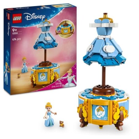 LEGO | Disney Princess 43266 La Robe de Cendrillon - Jeu de constructi