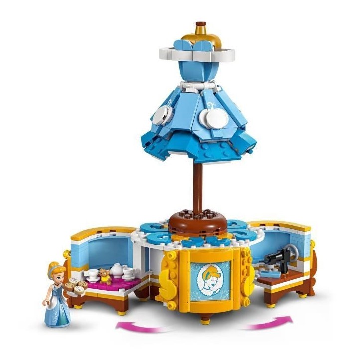 LEGO | Disney Princess 43266 La Robe de Cendrillon - Jeu de construction pour fille 9 ans
