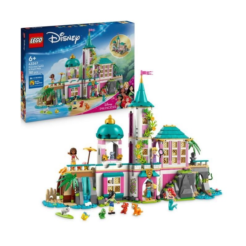 LEGO | Disney 43267 Le Château des Princesses et les Animaux Royaux - LEGO | Disney 43267 Le Château des Princesses et les Animaux Royaux -