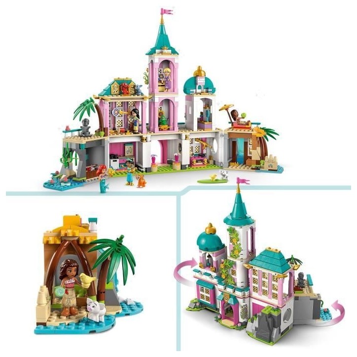LEGO | Disney 43267 Le Château des Princesses et les Animaux Royaux - des 6 ans