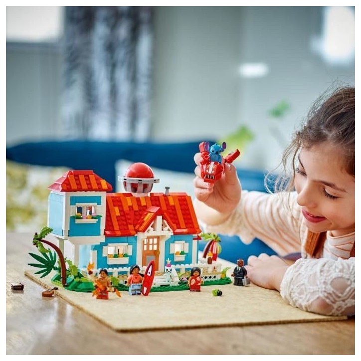 LEGO | Disney La Maison sur la Plage de Lilo et Stitch, Jeu de Construction pour les Enfants et les Fans 43268 LEGO | Disney La Maison sur la Plage de Lilo et Stitch, Jeu de Construction pour les Enfants et les Fans 43268