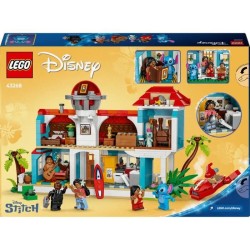 LEGO | Disney La Maison sur la Plage de Lilo et Stitch, Jeu de Constru