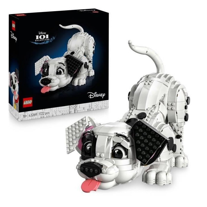LEGO | Disney 43269 Le Chiot des 101 Dalmatiens - Set de Construction Adulte avec Chien LEGO | Disney 43269 Le Chiot des 101 Dalmatiens - Set de Construction Adulte avec Chien