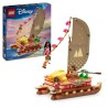 LEGO | Disney 43270 Le Bateau d'Aventure de Vaiana - Jeu de Constructi