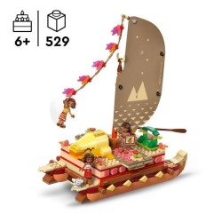 LEGO | Disney 43270 Le Bateau d'Aventure de Vaiana - Jeu de Constructi