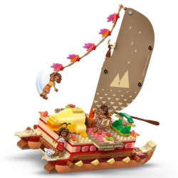 LEGO | Disney 43270 Le Bateau d'Aventure de Vaiana - Jeu de Constructi
