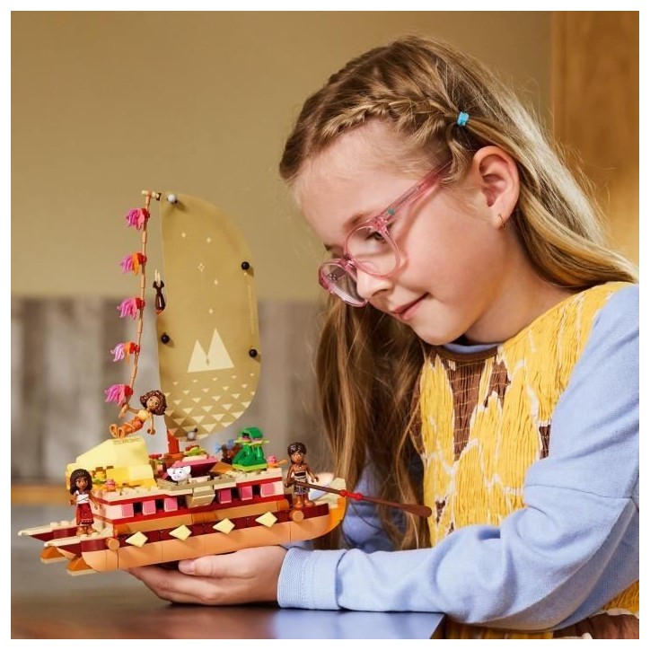 LEGO | Disney 43270 Le Bateau d'Aventure de Vaiana - Jeu de Construction pour enfant 6 ans LEGO | Disney 43270 Le Bateau d'Aventure de Vaiana - Jeu de Construction pour enfant 6 ans