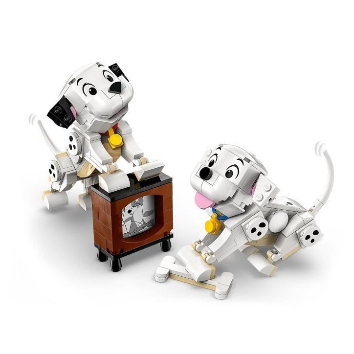 LEGO | Disney 43271 Lucky et Penny, les Chiots des 101 Dalmatiens - Jeu des 6 ans