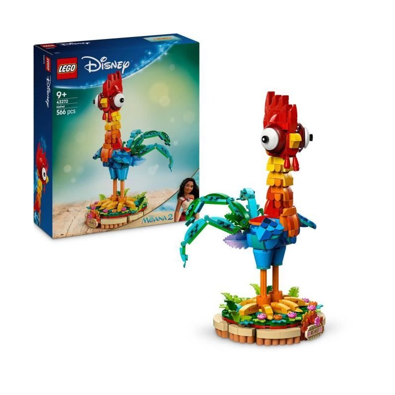 LEGO | Disney Vaiana 2 43272 Heihei - Jouet pour enfant des 9 ans avec