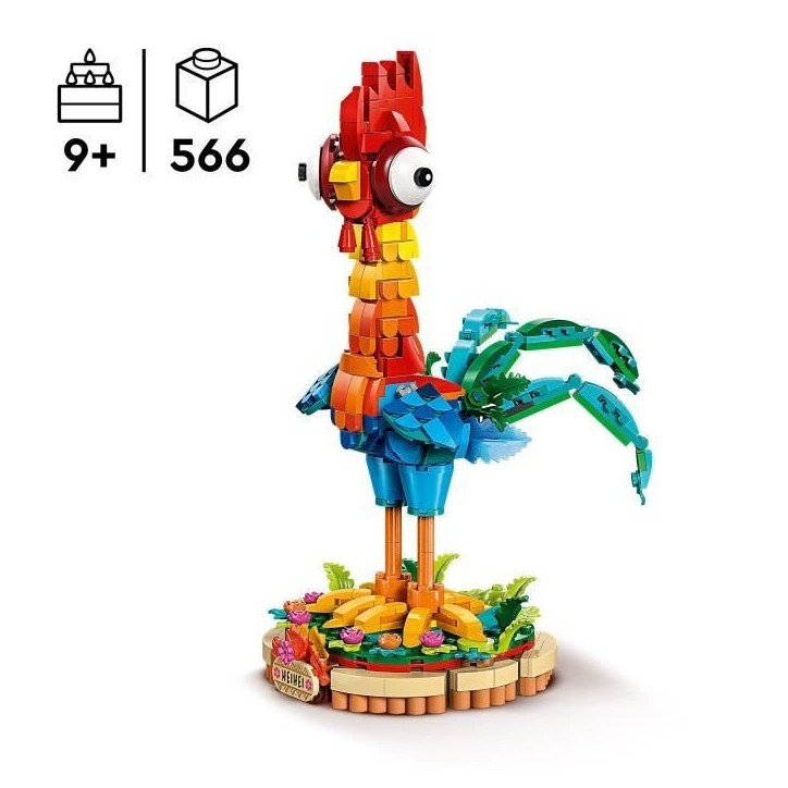 LEGO | Disney Vaiana 2 43272 Heihei - Jouet pour enfant des 9 ans avec Coq a Construire