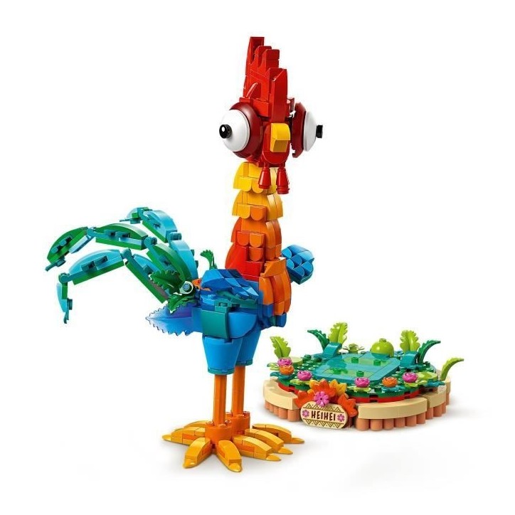 LEGO | Disney Vaiana 2 43272 Heihei - Jouet pour enfant des 9 ans avec Coq a Construire