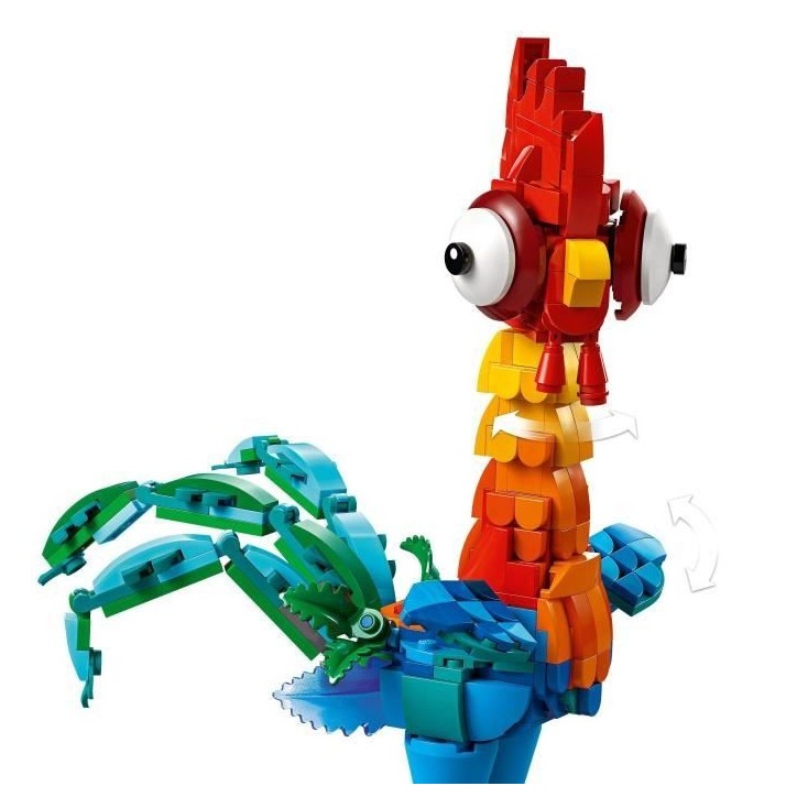 LEGO | Disney Vaiana 2 43272 Heihei - Jouet pour enfant des 9 ans avec Coq a Construire
