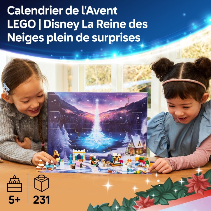 LEGO | Disney La Reine des Neiges 43273 Le Calendrier de l'Avent 2025 - Jouets des 5 ans LEGO | Disney La Reine des Neiges 43273 Le Calendrier de l'Avent 2025 - Jouets des 5 ans