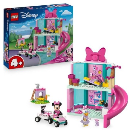 LEGO | Disney 43274 L'Hôtel pour Animaux de Minnie - Jeu de Construct