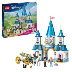 LEGO | Disney Princess 43275 Le château de Cendrillon et la caleche -
