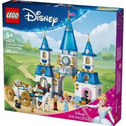 LEGO | Disney Princess 43275 Le château de Cendrillon et la caleche -