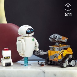 LEGO | Disney et Pixar 43279 WALL-E et EVE - Set de Construction DIY p