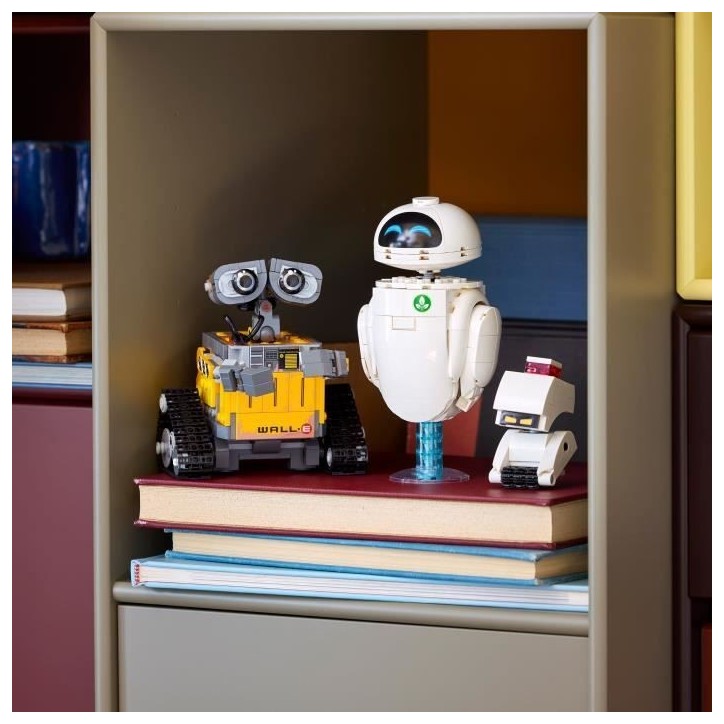 LEGO | Disney et Pixar 43279 WALL-E et EVE - Set de Construction DIY pour Adulte - Cadeau