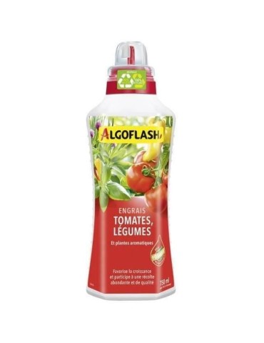 Engrais Tomates et Légumes - ALGOFLASH NATURASOL - 750 mL
