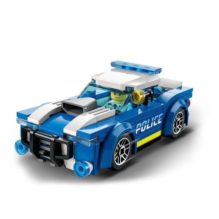 LEGO 60312 City La Voiture de Police, Jouet pour Enfants des 5 ans avec Minifigure Officier, Idée de Cadeau, Série Aventures