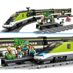 LEGO City Le Train de Voyageurs Express - Jouet de Train Télécommand