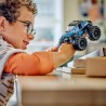 LEGO 60402 City Le Monster Truck Bleu, Jouet Camion Tout-Terrain et Mi