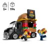 LEGO 60404 City Le Food-truck de Burgers, Jouet de Camionnette, Jeu Im