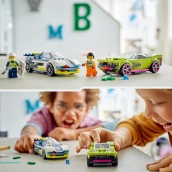 LEGO 60415 City La Course-Poursuite entre la Voiture de Police et la S