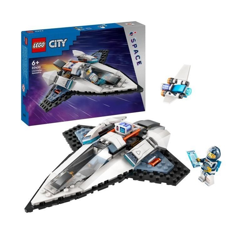 LEGO 60430 City Le Vaisseau Interstellaire, Jouet sur l'Espace, Cadeau