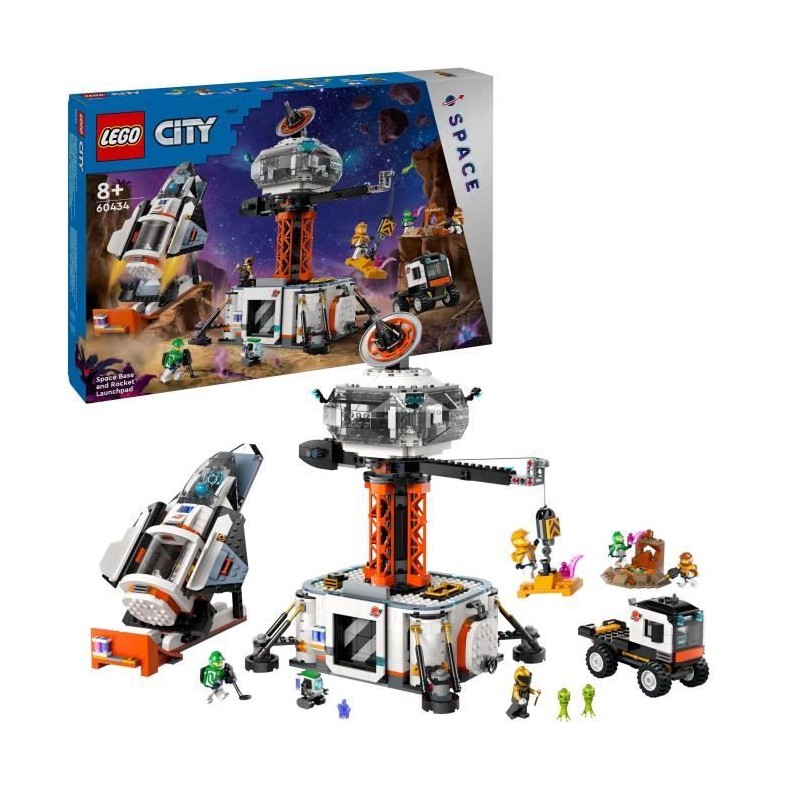 LEGO 60434 City La Station Spatiale et la Base de Lancement de Fusées LEGO 60434 City La Station Spatiale et la Base de Lancement de Fusées