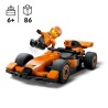 LEGO City 60442 Voiture de course McLaren avec pilote de F1 - Jouet po