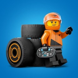 LEGO City 60442 Voiture de course McLaren avec pilote de F1 - Jouet po
