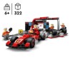LEGO City 60443 Arret au stand de F1 avec voiture Ferrari - Jouet pour