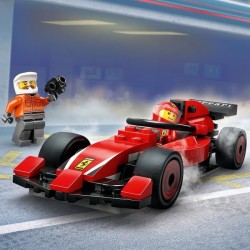 LEGO City 60443 Arret au stand de F1 avec voiture Ferrari - Jouet pour