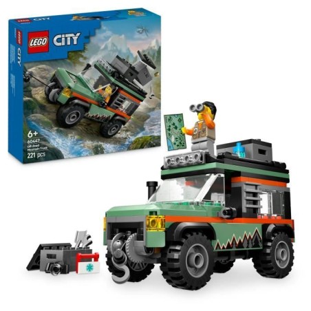 LEGO City 60447 Le camion 4x4 tout-terrain - Jeu de construction pour