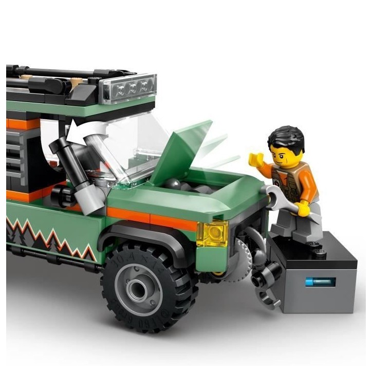 LEGO City 60447 Le camion 4x4 tout-terrain - Jeu de construction pour garçon des 6 ans LEGO City 60447 Le camion 4x4 tout-terrain - Jeu de construction pour garçon des 6 ans
