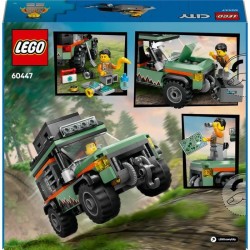 LEGO City 60447 Le camion 4x4 tout-terrain - Jeu de construction pour