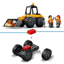 LEGO City 60450 La chargeuse de chantier jaune - Jeu de construction p