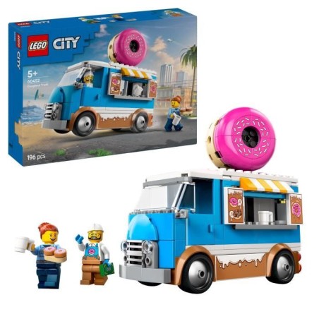 LEGO City 60452 Le food-truck de donuts - Jouet de construction pour g