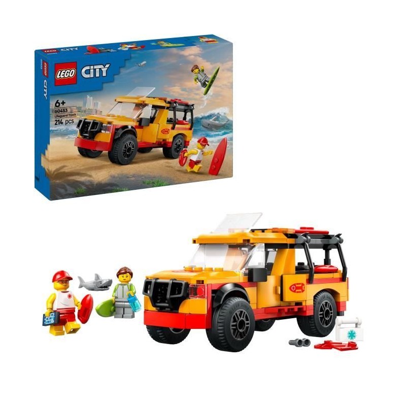 LEGO City 60453 Le véhicule de secours de la plage - Jouet des 6 ans LEGO City 60453 Le véhicule de secours de la plage - Jouet des 6 ans
