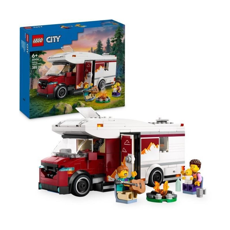 LEGO City 60454 Le camping-car d'aventures - Jeu de construction pour LEGO City 60454 Le camping-car d'aventures - Jeu de construction pour