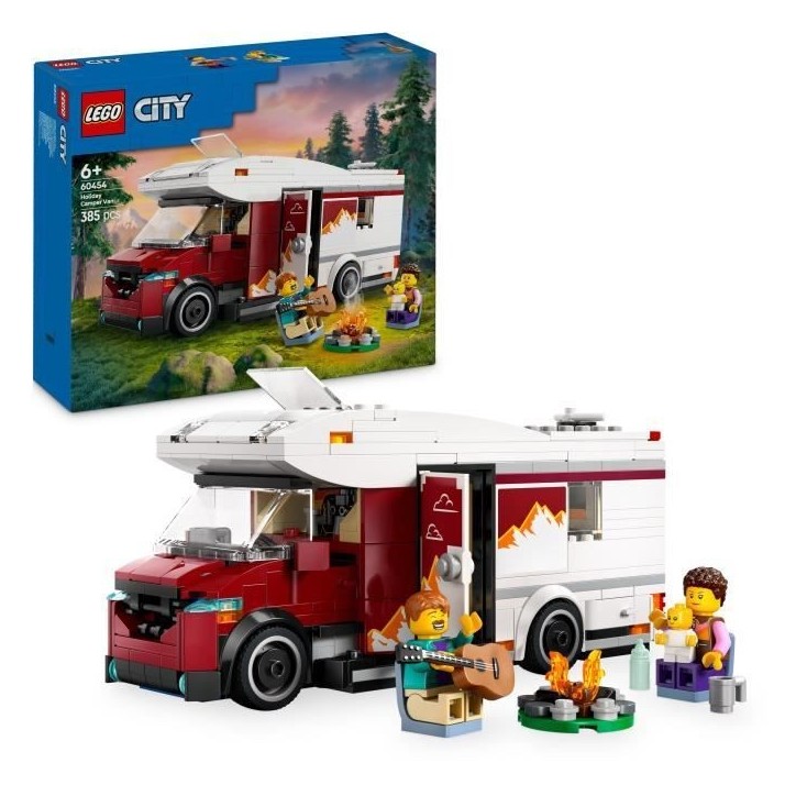 LEGO City 60454 Le camping-car d'aventures - Jeu de construction pour garçon des 6 ans LEGO City 60454 Le camping-car d'aventures - Jeu de construction pour garçon des 6 ans