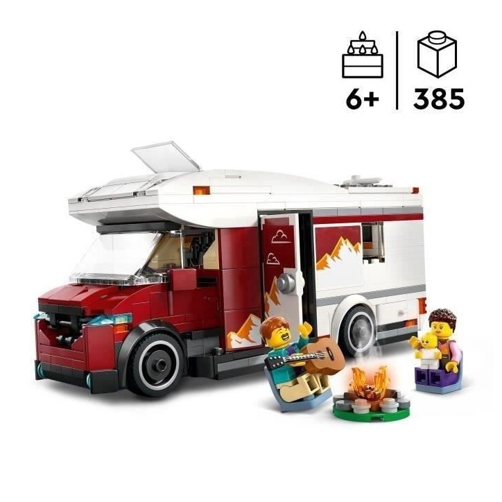 LEGO City 60454 Le camping-car d'aventures - Jeu de construction pour garçon des 6 ans LEGO City 60454 Le camping-car d'aventures - Jeu de construction pour garçon des 6 ans