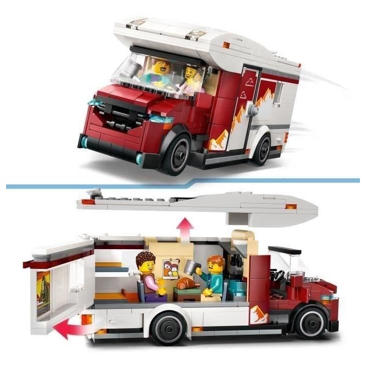 LEGO City 60454 Le camping-car d'aventures - Jeu de construction pour garçon des 6 ans LEGO City 60454 Le camping-car d'aventures - Jeu de construction pour garçon des 6 ans