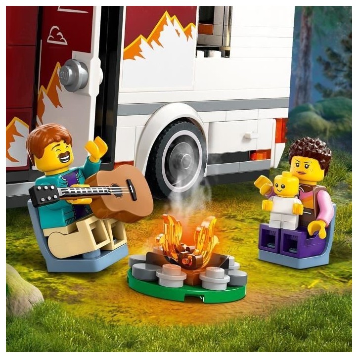 LEGO City 60454 Le camping-car d'aventures - Jeu de construction pour garçon des 6 ans LEGO City 60454 Le camping-car d'aventures - Jeu de construction pour garçon des 6 ans
