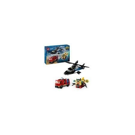 LEGO City 60462 Hélicoptere, camion de pompiers et sous marin modulab
