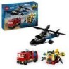 LEGO City 60462 Hélicoptere, camion de pompiers et sous marin modulab