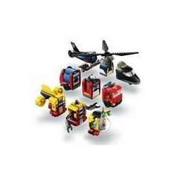 LEGO City 60462 Hélicoptere, camion de pompiers et sous marin modulab