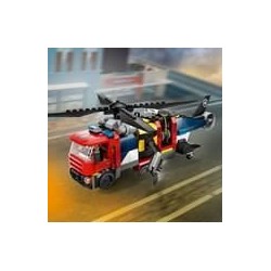 LEGO City 60462 Hélicoptere, camion de pompiers et sous marin modulab